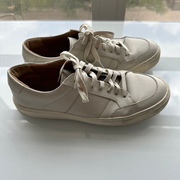 Vince Leonard Leather Sneaker Size 9.5 - Picture 3 of 8